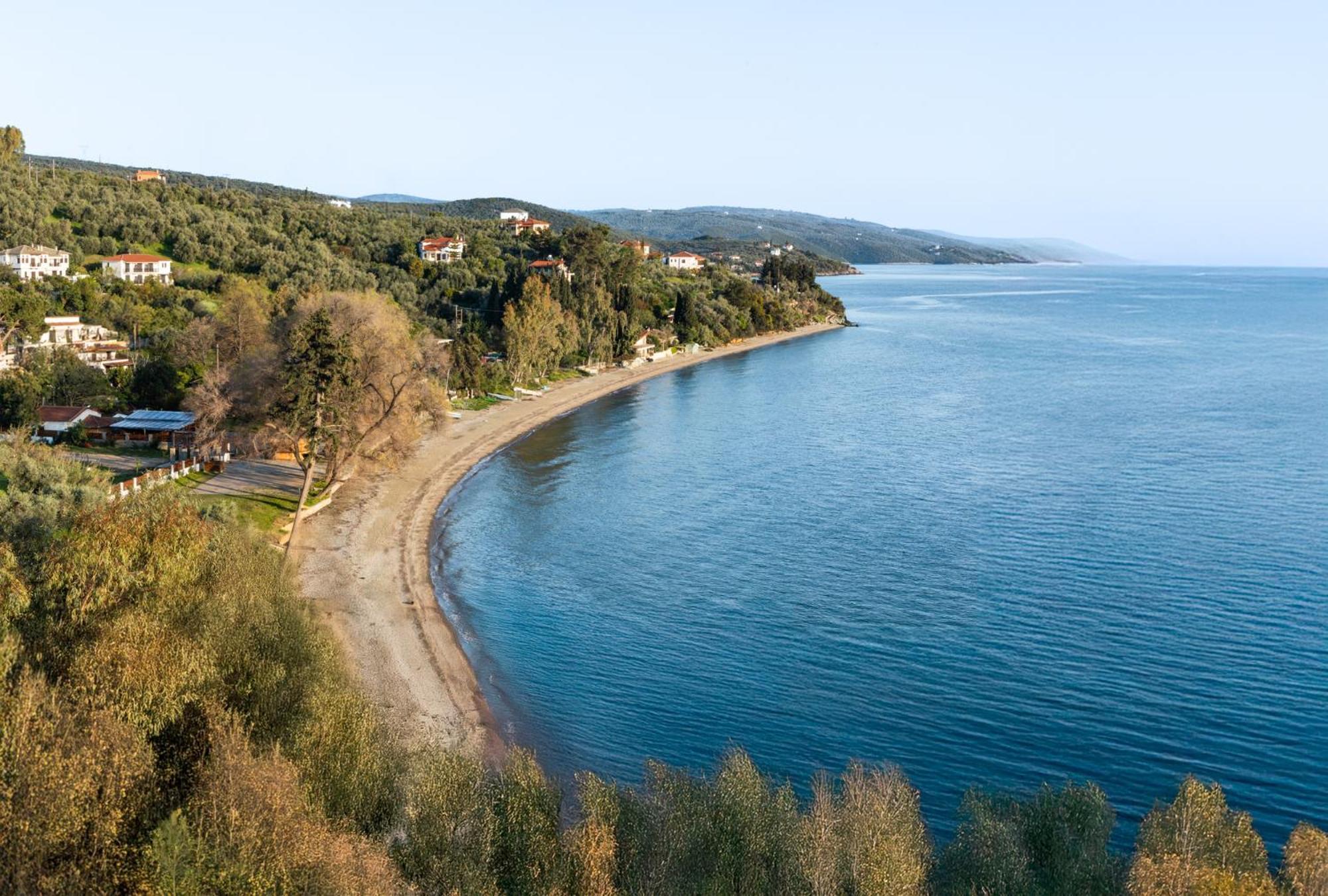 Με Θέα Το Ηλιοβασιλεμα 2 Villa Áfissos Dış mekan fotoğraf